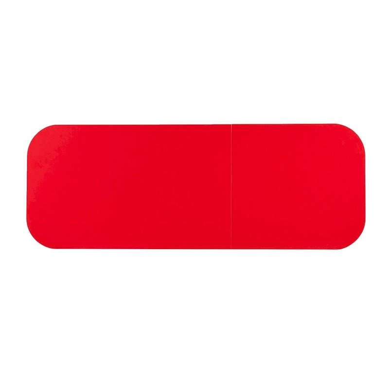 Table de couture/station de bricolage pliante roulante rouge Eastwick Farmhouse de SEI Furniture
