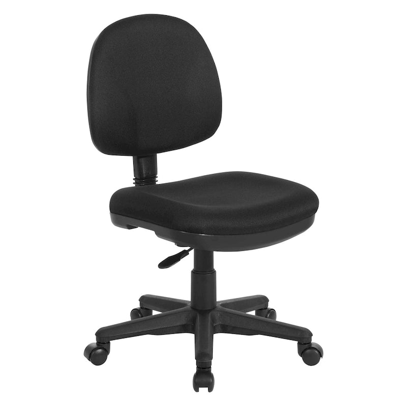 Chaise de travail sculpturale sans accoudoirs