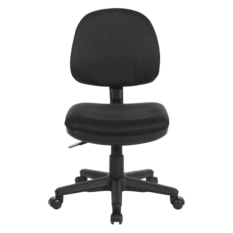 Chaise de travail sculpturale sans accoudoirs