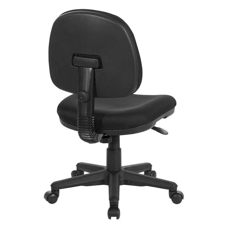 Chaise de travail sculpturale sans accoudoirs
