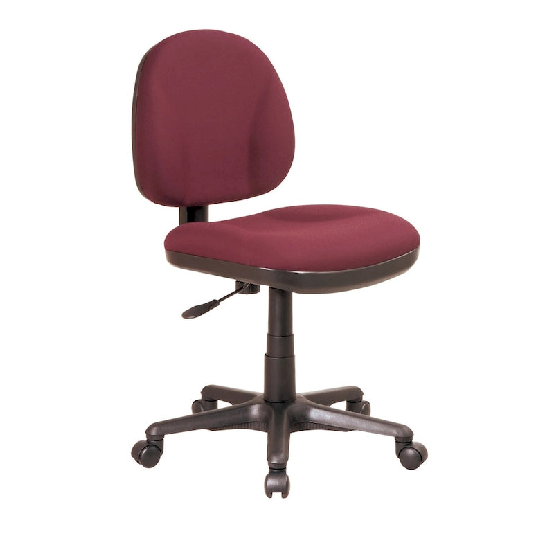 Chaise de travail sculpturale sans accoudoirs