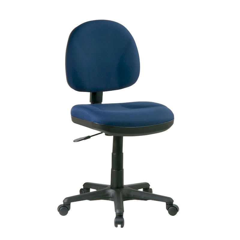 Chaise de travail sculpturale sans accoudoirs