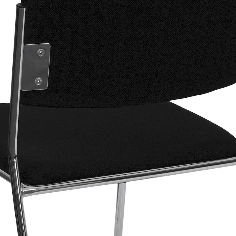 Chaise empilable haute densité d'une capacité de 227 kg avec piètement luge