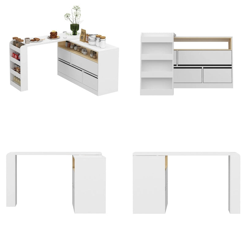 Table de maquillage de bureau Meuble multifonctionnel pour cuisine, chambre