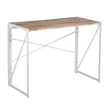 HomyLin 39 Bureau d'étude et d'écriture simple pliant, Aucun assemblage requis