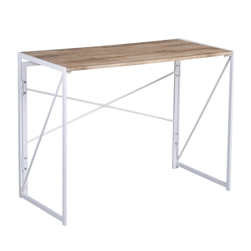 HomyLin 39 Bureau d'étude et d'écriture simple pliant, Aucun assemblage requis