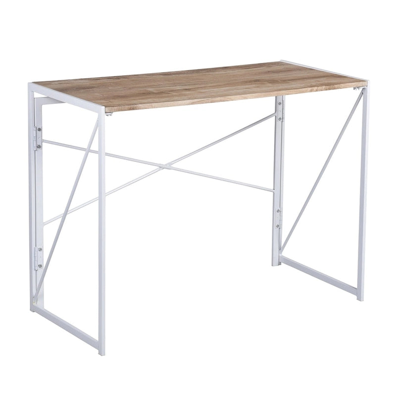 HomyLin 39 Bureau d'étude et d'écriture simple pliant, Aucun assemblage requis