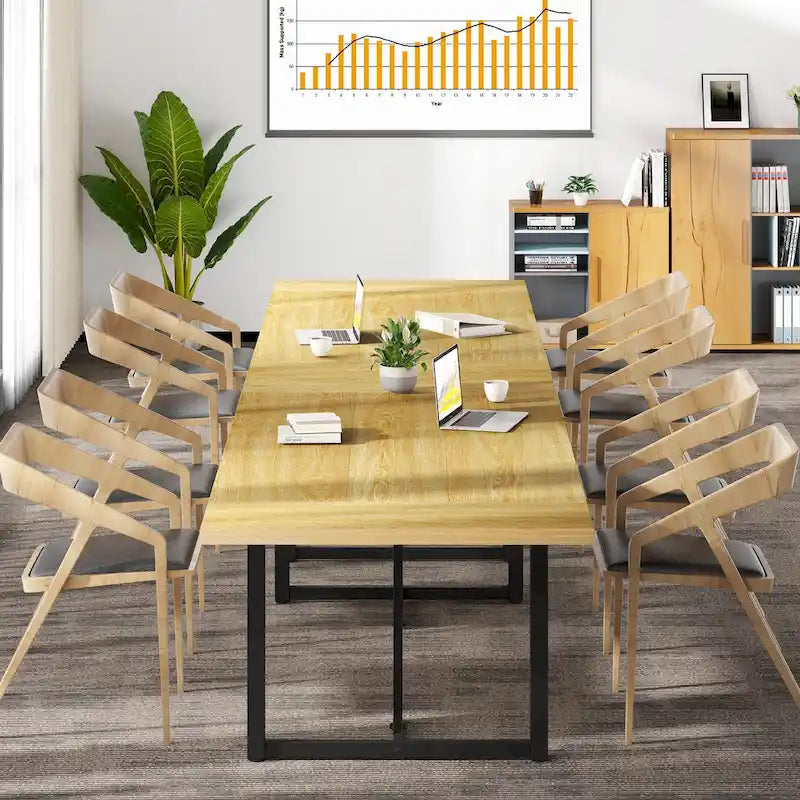 Bureau d'ordinateur exécutif de 70,8 pouces pour bureau à domicile
