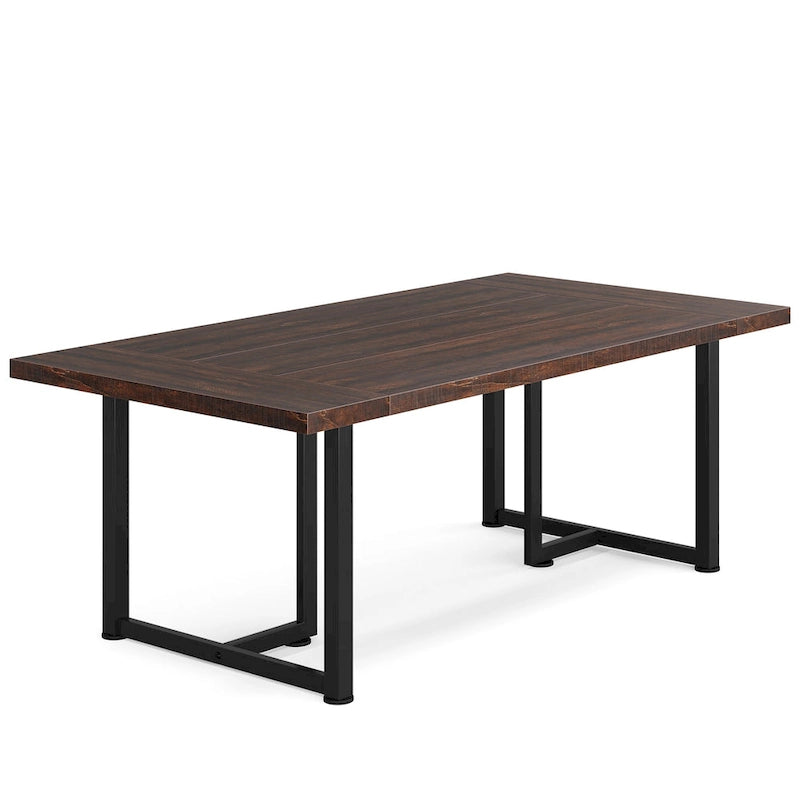 Bureau d'ordinateur exécutif de 70,8 pouces pour bureau à domicile