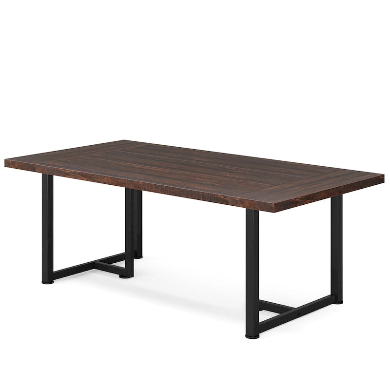 Bureau d'ordinateur exécutif de 70,8 pouces pour bureau à domicile