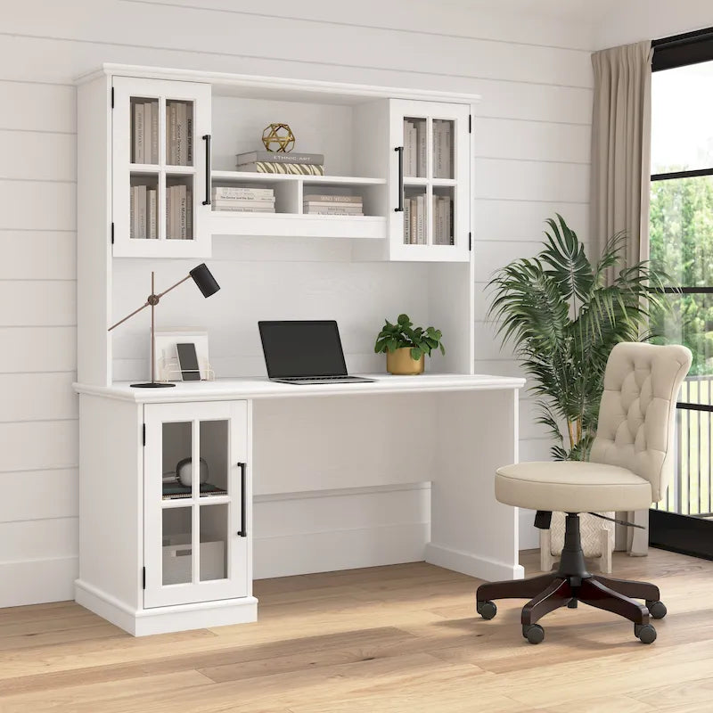 Bureau informatique Westbrook 60W avec étagère par Bush Furniture