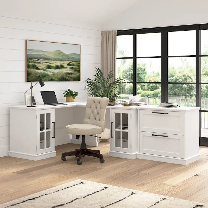 Bureau informatique Westbrook 60W avec étagère par Bush Furniture