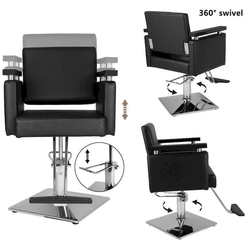 Équipement de coiffure Fauteuil de barbier hydraulique Fauteuil de coiffure de salon - S.O.