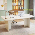 63 bureau de direction, grand bureau d'ordinateur, bureau moderne pour la maison