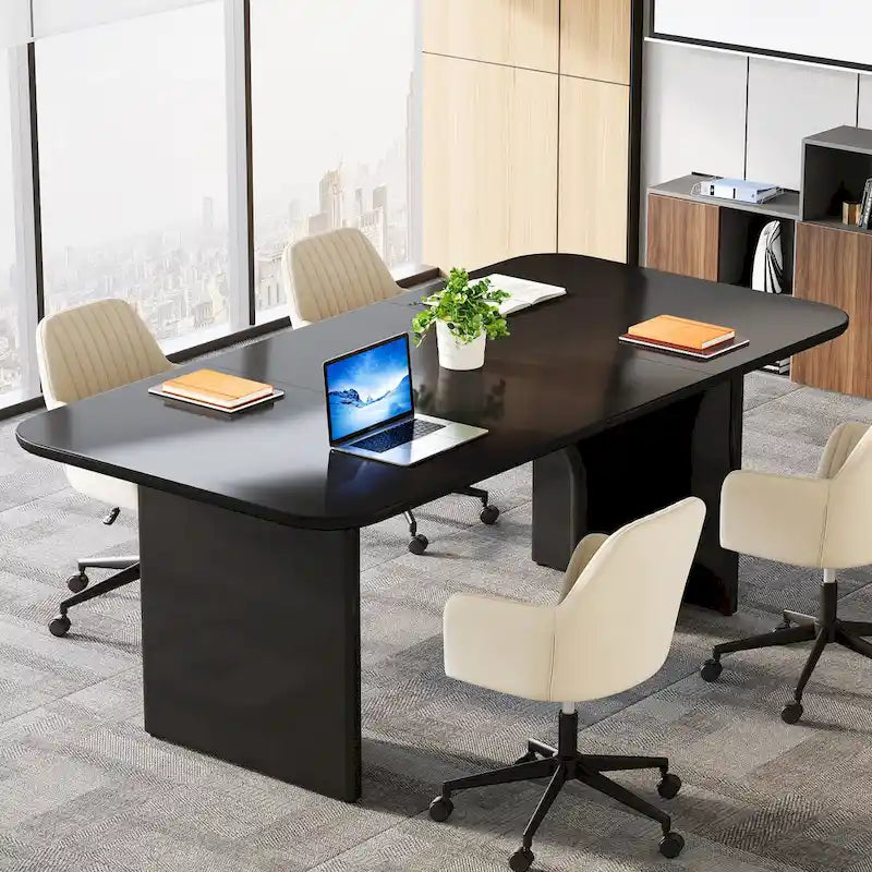 63 bureau de direction, grand bureau d'ordinateur, bureau moderne pour la maison