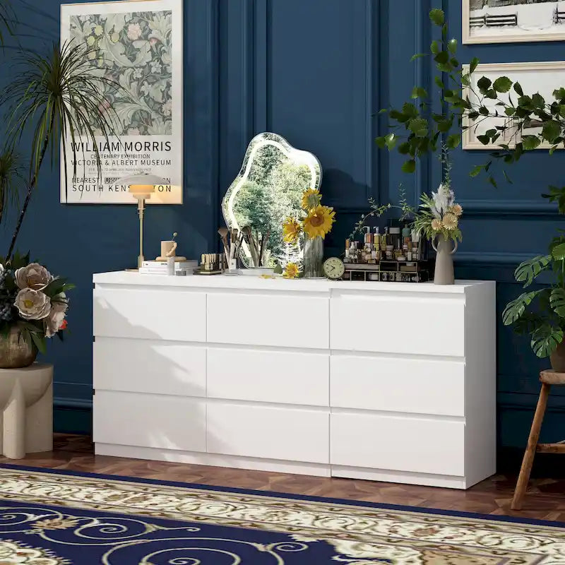 Bureau: Extensible et convertible avec tiroirs spacieux