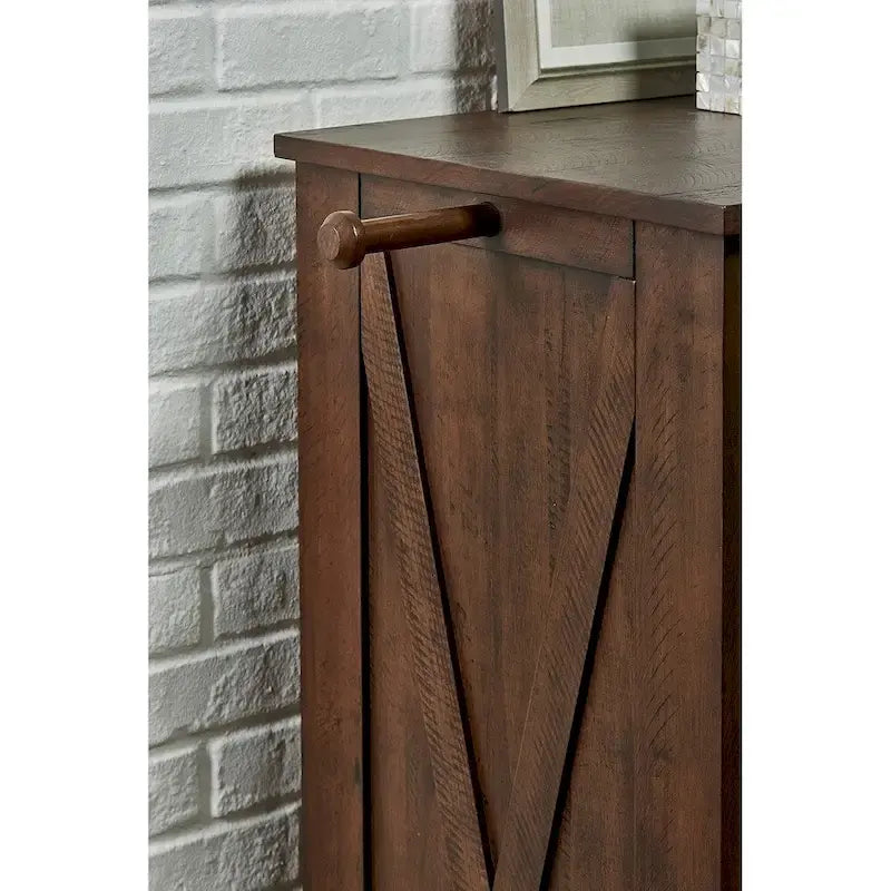 Collection de chambre à coucher 4 pièces en bois massif Shelba Simply Solid avec rangement