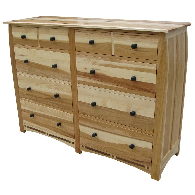 Collection de chambre à coucher 5 pièces King Simply Solid Emilian en bois massif