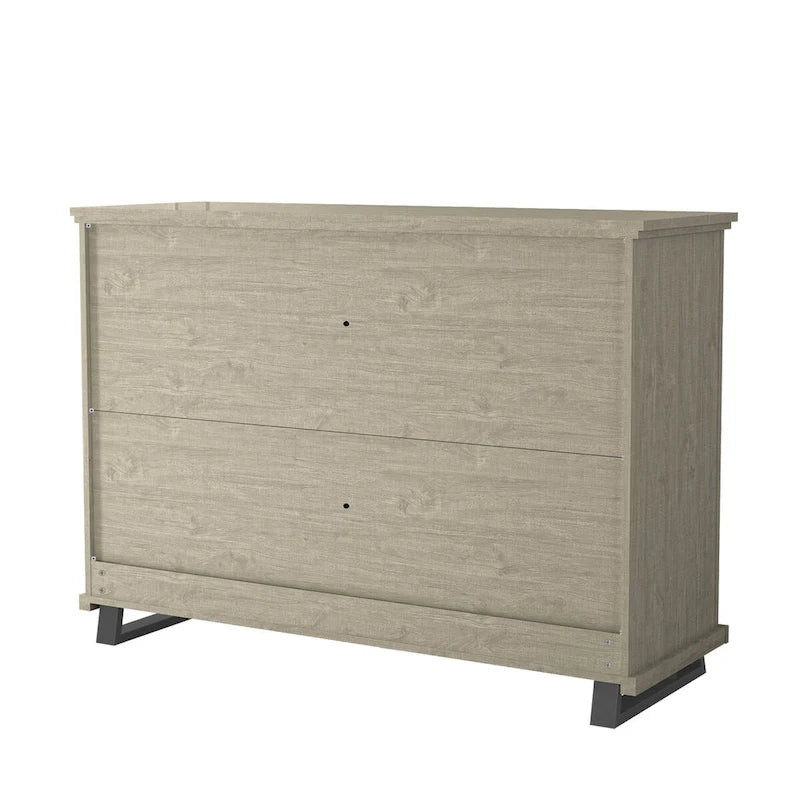 Ensemble de chambre à coucher 3 pièces de style campagnard - 2 tables de chevet et 1 commode