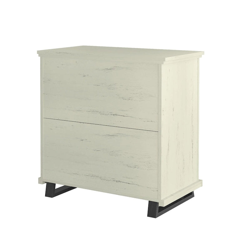 Ensemble de chambre à coucher 3 pièces de style campagnard - 2 tables de chevet et 1 commode