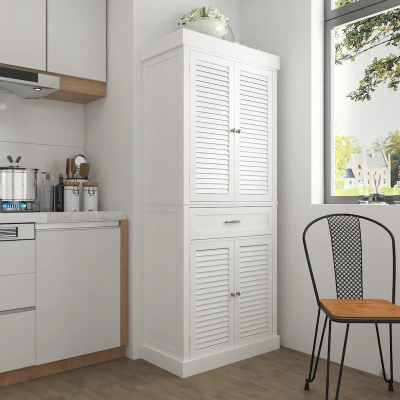 Timehcee 30Meuble à chaussures Meuble de rangement avec portes Meuble bas en bois