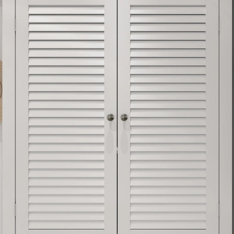 Timehcee 30Meuble à chaussures Meuble de rangement avec portes Meuble bas en bois