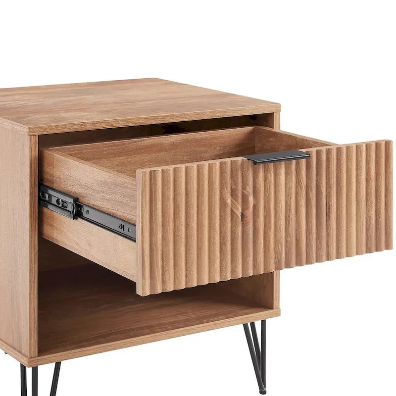 Ensemble de 2 tables de nuit/commodes Dumbo modernes standard à 3 tiroirs Manhattan Comfort