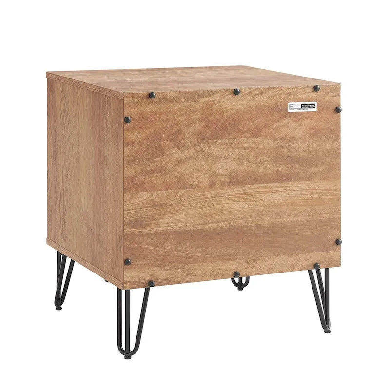 Ensemble de 2 tables de nuit/commodes Dumbo modernes standard à 3 tiroirs Manhattan Comfort