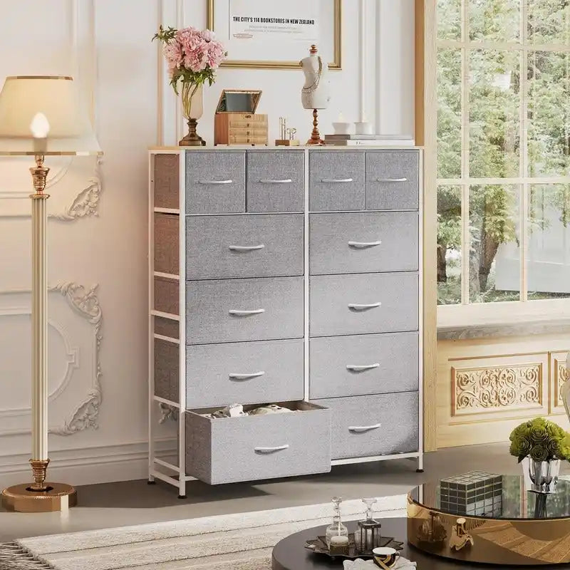 Commode haute de chambre à 12 tiroirs