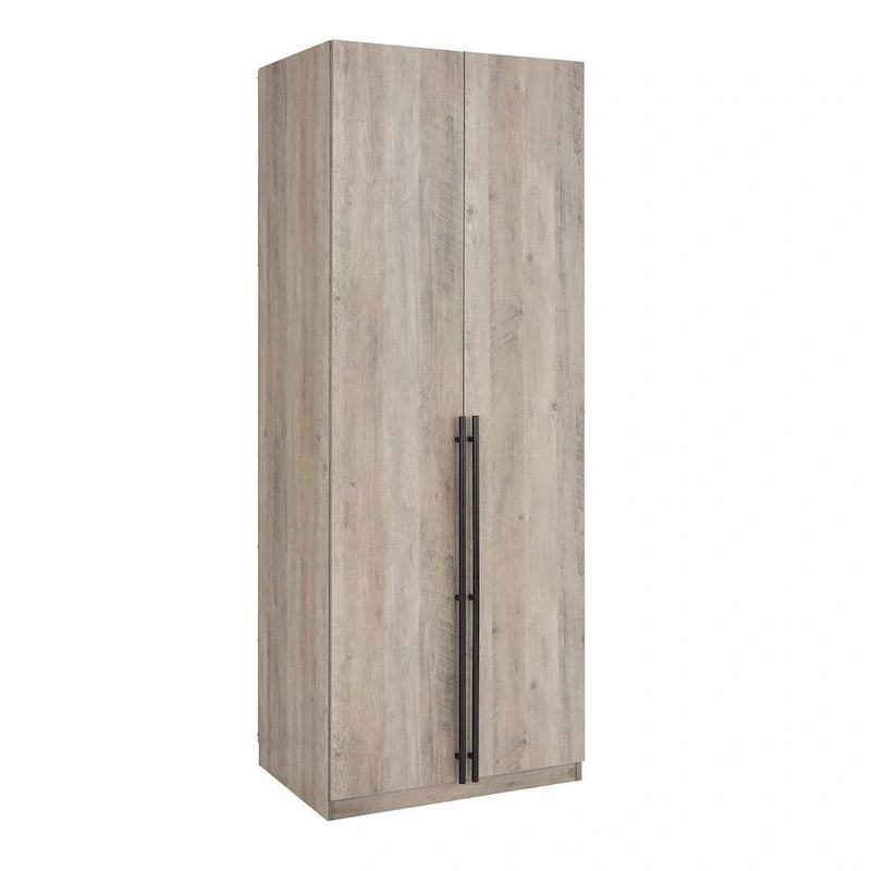 Manhattan Comfort Lee Armoire Garde-robe Moderne Autoportante 1.0 (Lot de 2)