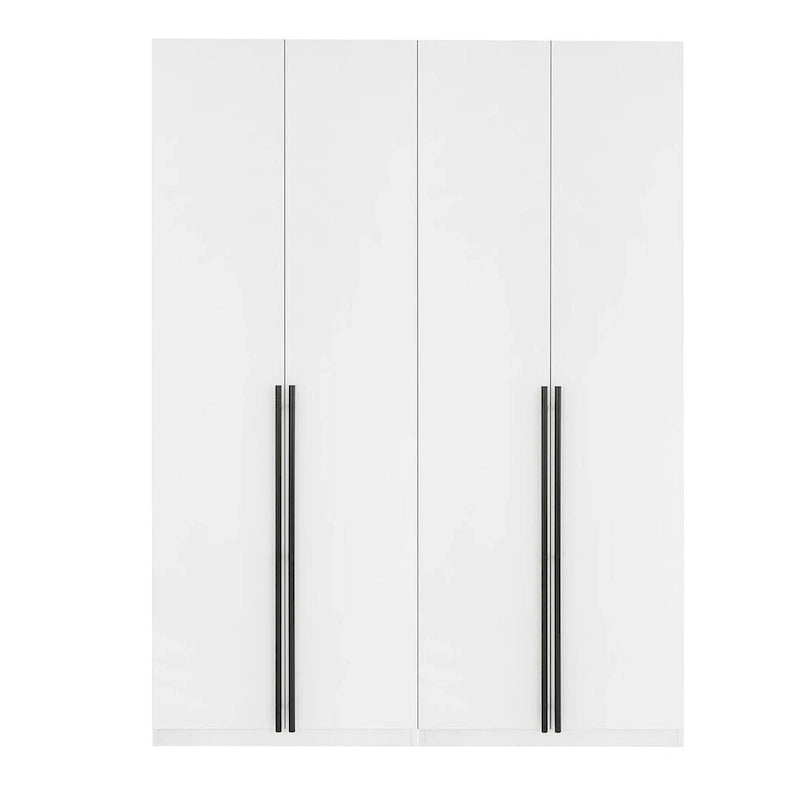 Manhattan Comfort Lee Armoire Garde-robe Moderne Autoportante 1.0 (Lot de 2)