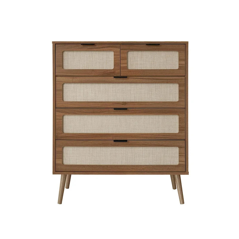 Meuble de rangement d'appoint à 5 tiroirs