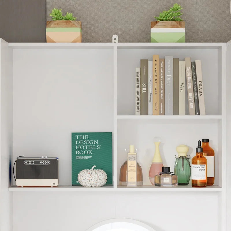Ensemble de meubles de rangement combinant un espace de travail et une armoire avec une coiffeuse de luxe