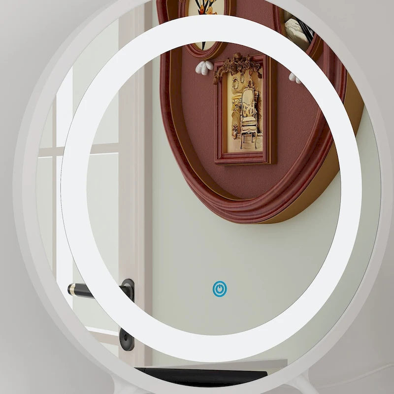 Ensemble de meubles de rangement combinant un espace de travail et une armoire avec une coiffeuse de luxe