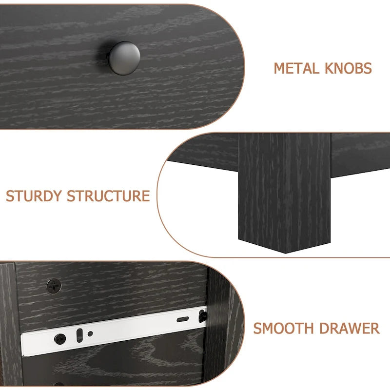 5 Drawer Dresser For Bedroom With Modern Style