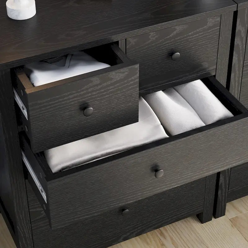 Commode à 5 tiroirs pour chambre à coucher au style moderne
