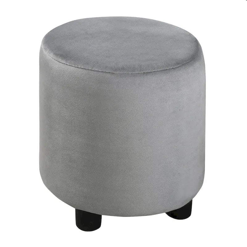 Lit capitonné au sol Mère et Enfant avec bureau de chevet et petit tabouret rond