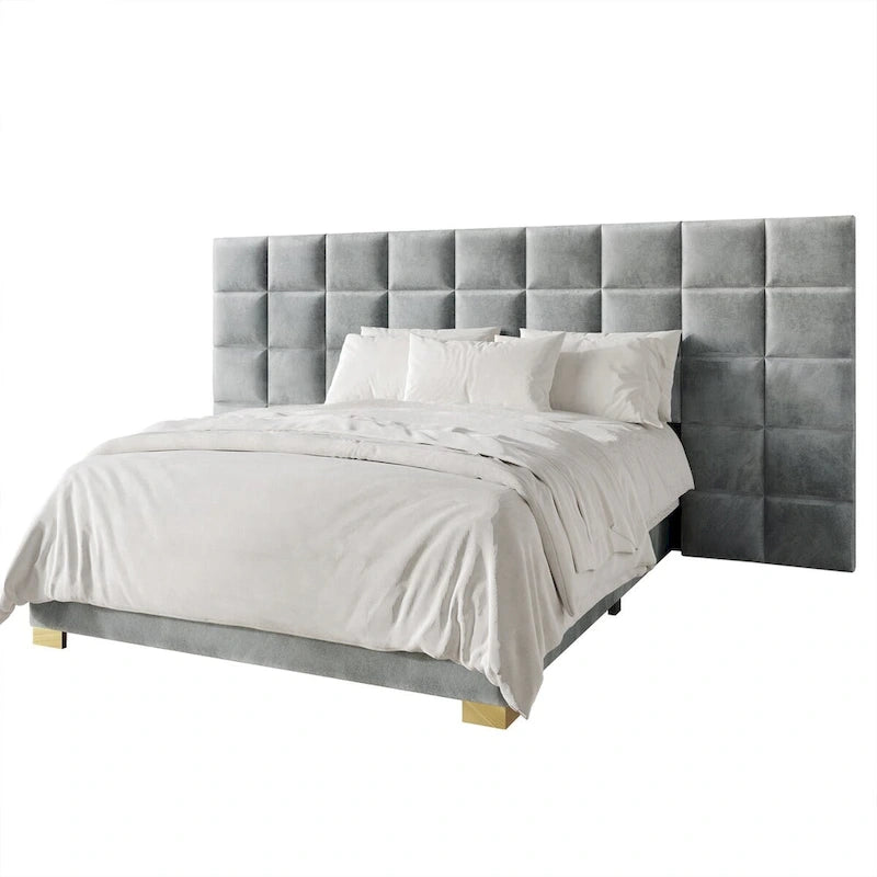 Ensemble de chambre à coucher CraftPorch avec panneaux muraux de style milieu du siècle