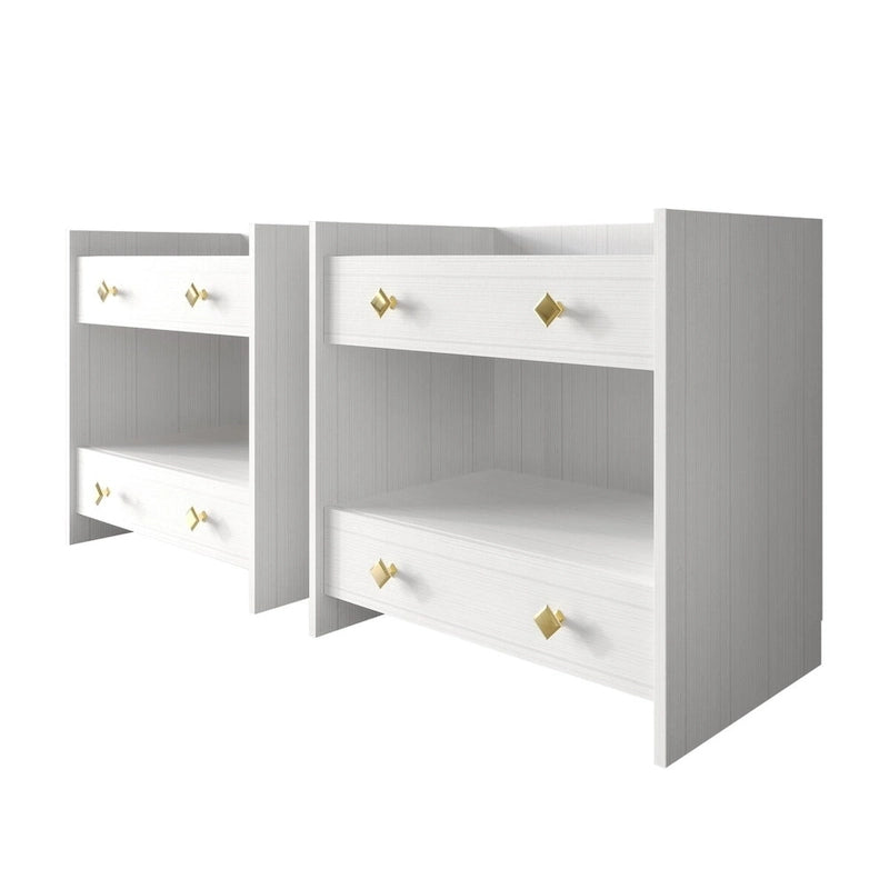 Ensemble de chambre à coucher CraftPorch avec panneaux muraux de style milieu du siècle