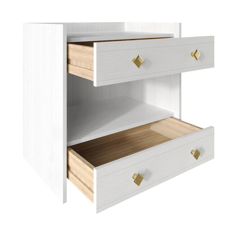 Ensemble de chambre à coucher CraftPorch avec panneaux muraux de style milieu du siècle