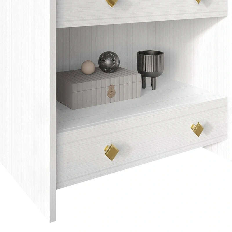Ensemble de chambre à coucher CraftPorch avec panneaux muraux de style milieu du siècle