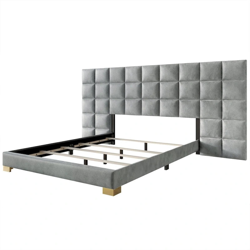Ensemble de chambre à coucher CraftPorch avec panneaux muraux de style milieu du siècle
