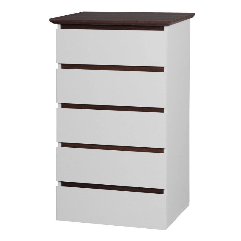 Une commode de rangement moderne à 5 tiroirs