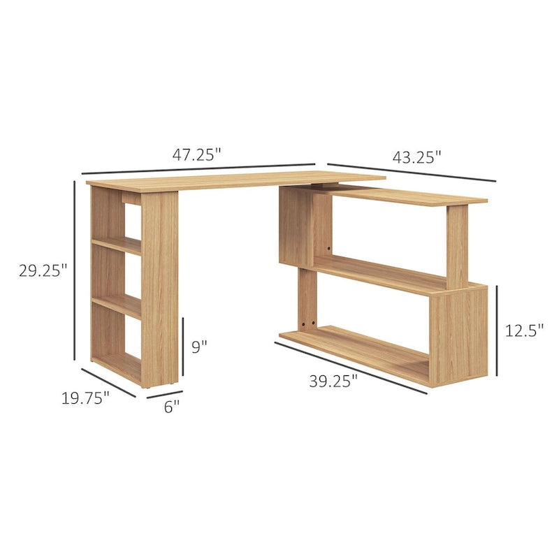 Bureau d'angle en L