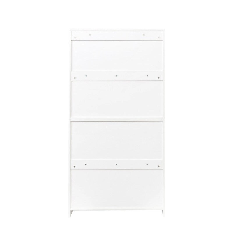 Meuble de rangement de bureau avec portes vitrées modernes, bibliothèque anti-poussière