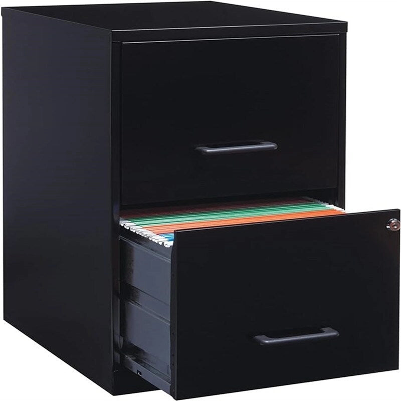 Meuble de classement profond à 2 tiroirs - 14,5P x 18L x 25H