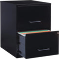 Meuble de classement profond à 2 tiroirs - 14,5P x 18L x 25H