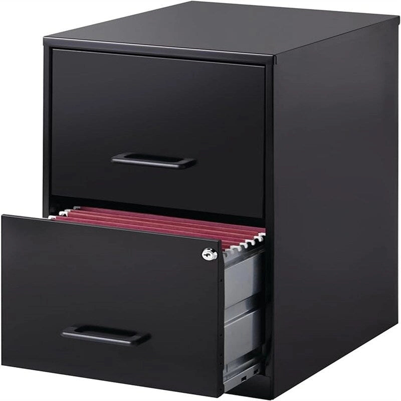 Meuble de classement profond à 2 tiroirs - 14,5P x 18L x 25H