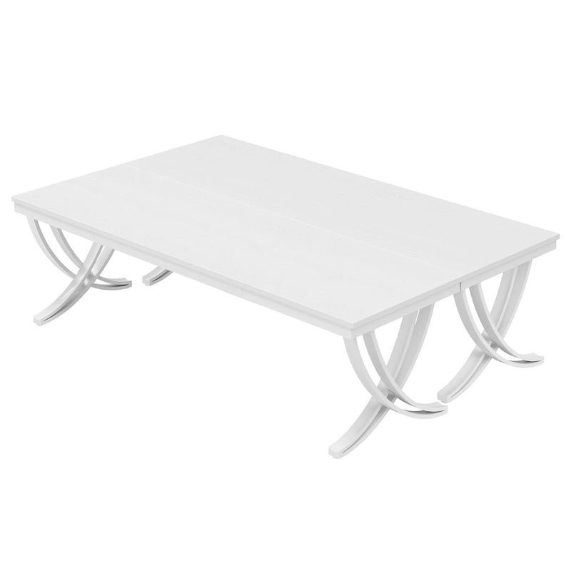 Table de conférence/réunion/séminaire professionnelle de 1,98 m pour 8 à 12 personnes (Lot de 2)