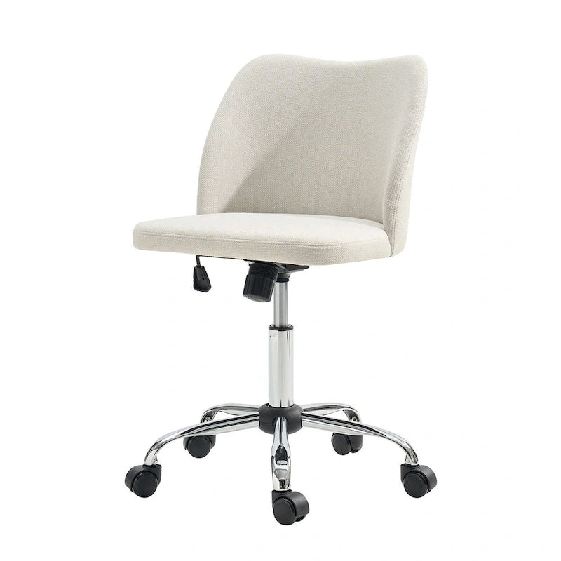 Chaise de Bureau sans Accoudoirs Sergio avec Pieds en Métal par HULALA HOME